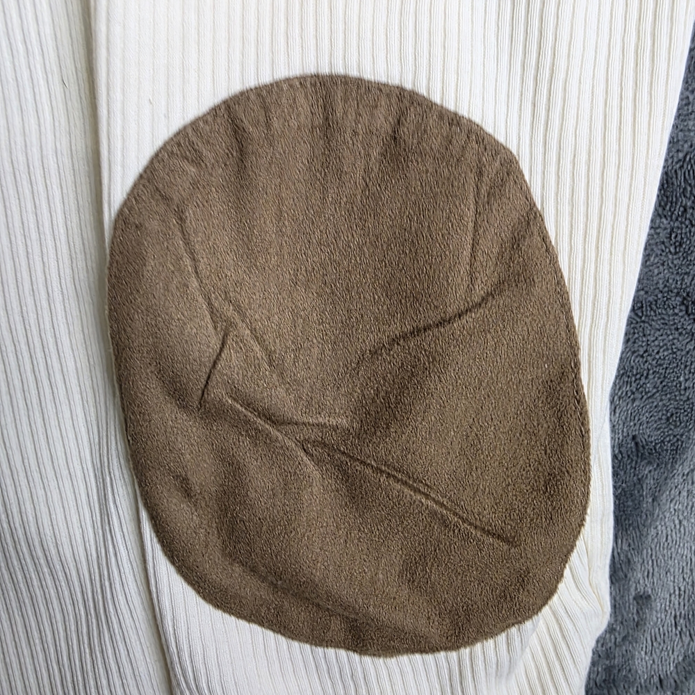 Lauren Ralph Lauren Shirt Wmns XL Suede Elbow Pads. - Picture 8 of 8